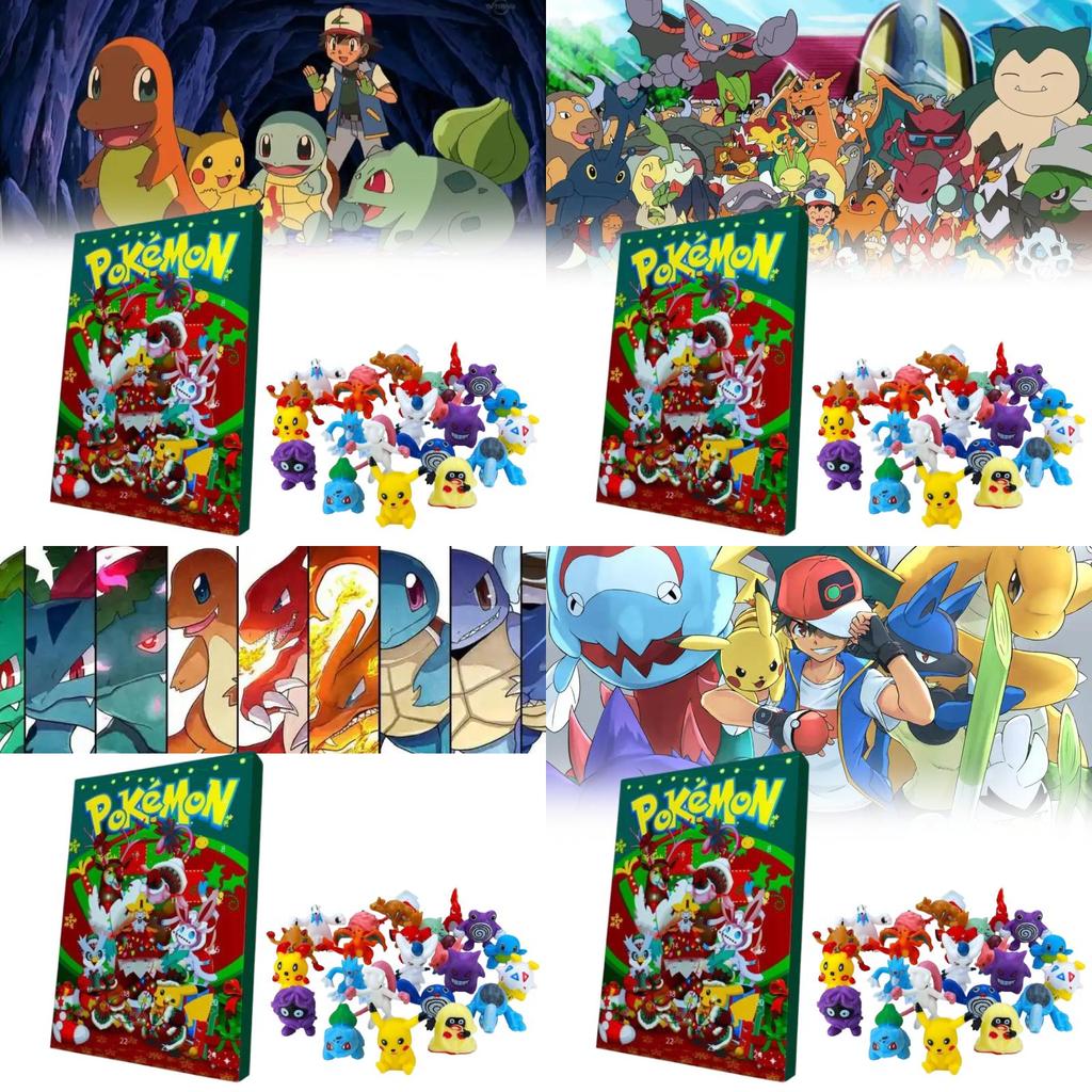 Pokemon Feiertags-Adventskalender Mit Interaktiven Spielzeugen Für Familienspaß