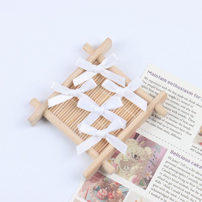0.6CM Polyester Ribbon Bow - Small Bow Accessories