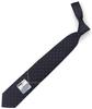 [Michiko London] Brand Necktie, Made in Japan, 100% Silk, Floral Jacquard Weave, Small Pattern (Pattern C: Gray x Blue)