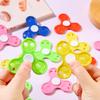 Creative Expression Bearingless Plastic Fingertip Gyroscope Children Toy For Stress Relief And Focus
