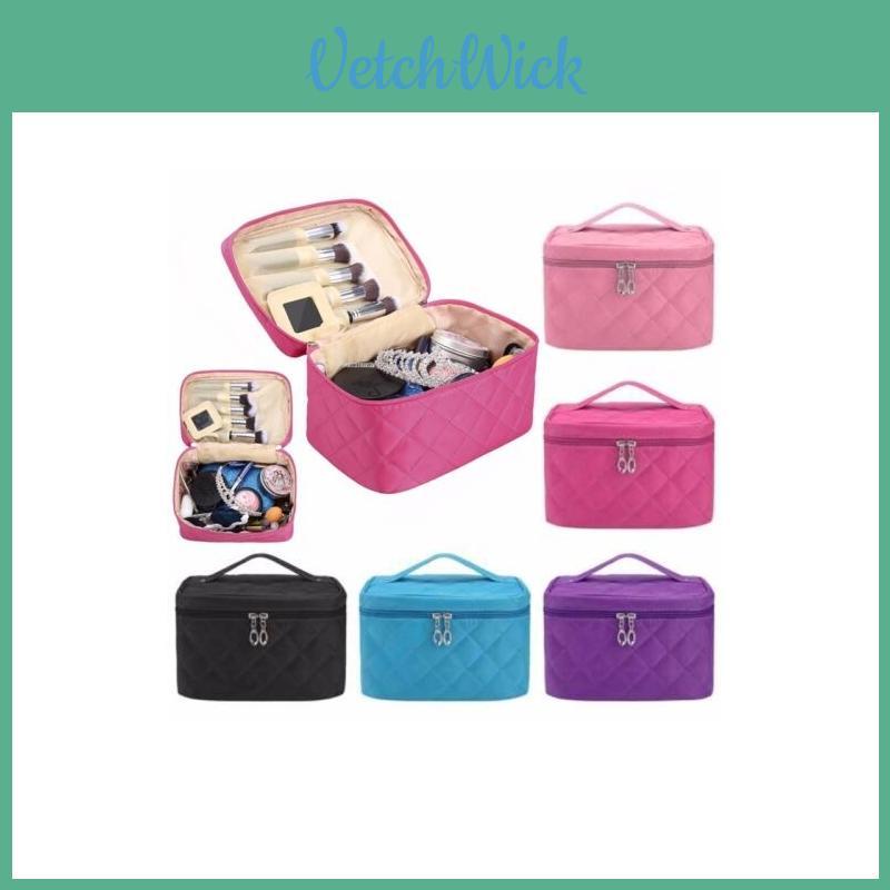 Spacious Womens Cosmetic Storage Bag In Chic Foldable Design