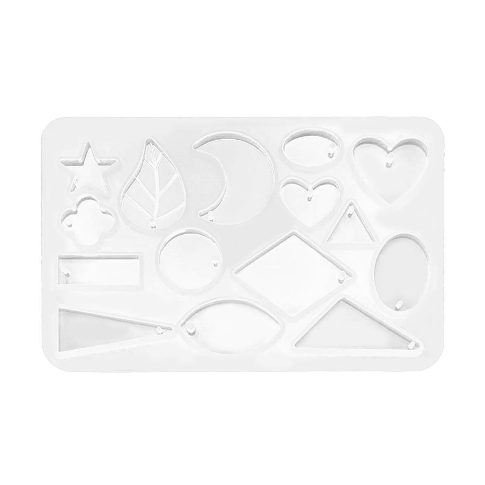 

Серьги Формы из эпоксидной смолы Ювелирные изделия Силикон Для DIY Серьги Кулон 1шт Мягкий 15Space