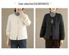 Available: Quilted Women's Korean-Style Loose Winter Jacket with Irregular Placket and Round Neck.