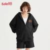 Baleno Women's American Retro Zip-Up Hoodie