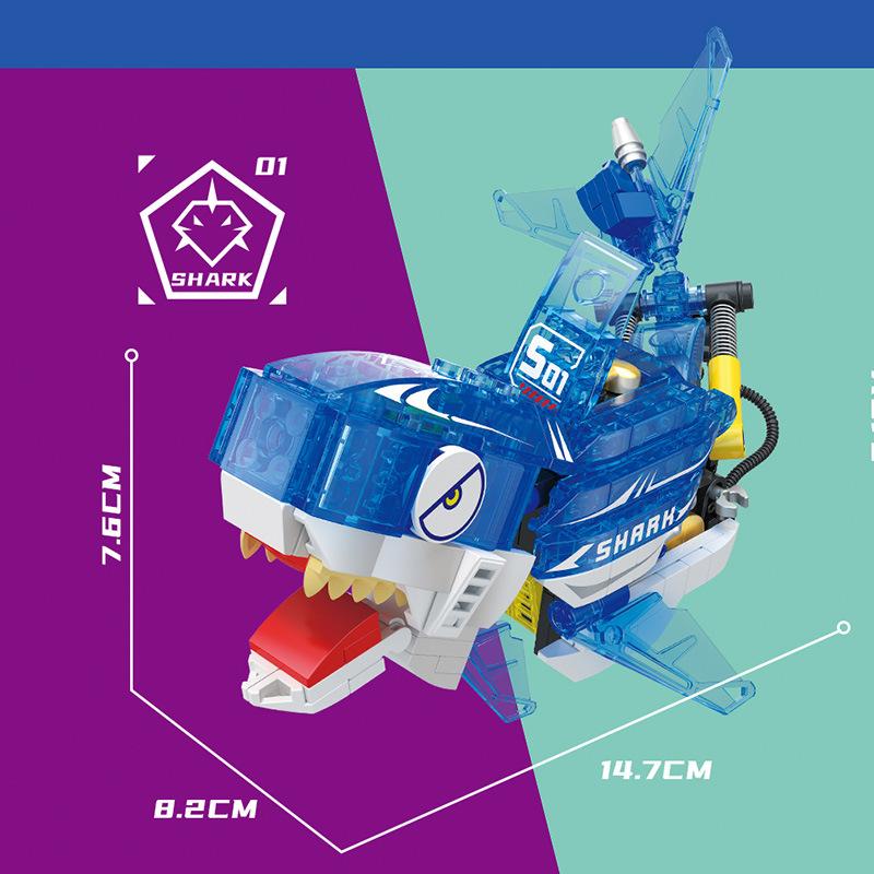 Noctilucent Mechanical Dinosaur Building Blocks Tyrannosaurus Jurassic Park Bricks Kids Toy For Children Gift Boy Present 4101