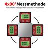 Magnetischer Winkelmesser Winkelmessgerät Winkelmesser Neigungsmesser Klinometer Gehrungswinkel Wasserwaage Elektronisch Digital LCD Hintergrundbeleuchtung