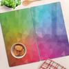 Set of Two Glass Kitchen Boards Geometric Rainbow 2x30x52 Cm