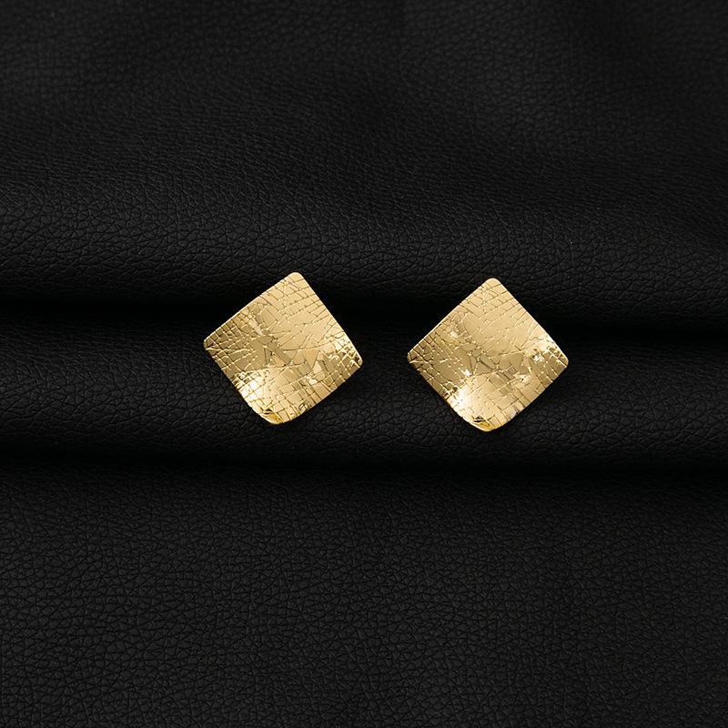 

Women s High-Grade European & American Geometric Earrings: Irregular Circles, Retro Metal Leaves, Butterflies, and Squares.