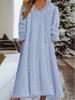 New Autumn Winter Casual Plush Hooded Long Sleeve Dress For Women Warm Home Wear Everyday Comfort Loose Maxi Dresses Robe Femme