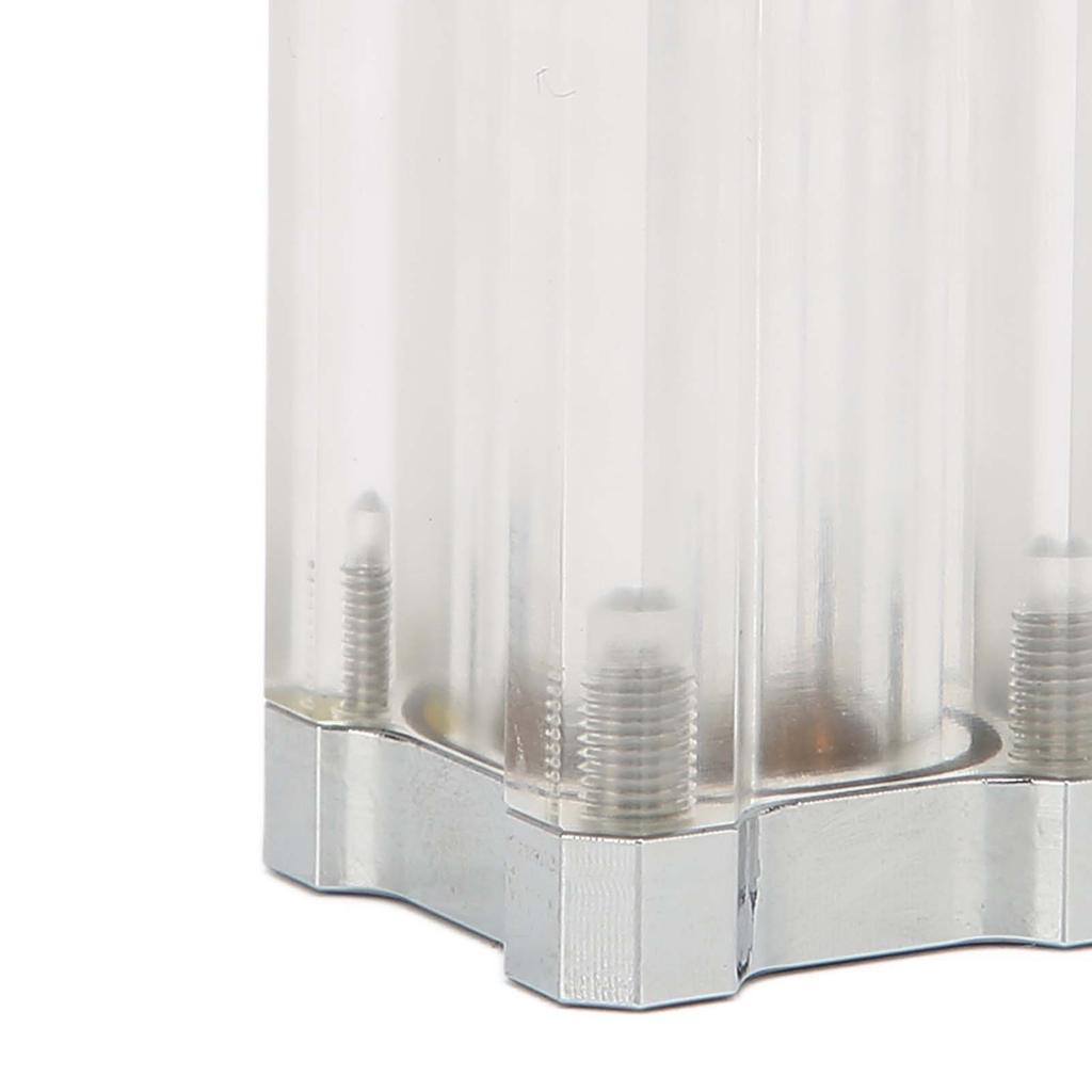 Water Cooling System Filter 40 Mesh Single Sided Filter Computer Water Cooling System Brass Acrylic G1/4 Thrd Liquid Filter