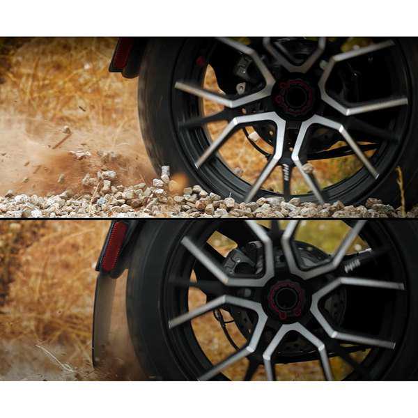 Black Plastic Rear Fender for Bombardier Can-Am Ryker