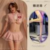 Sexy underwear sexy breasts seduction hip-length short skirt pure nurse bed uniform