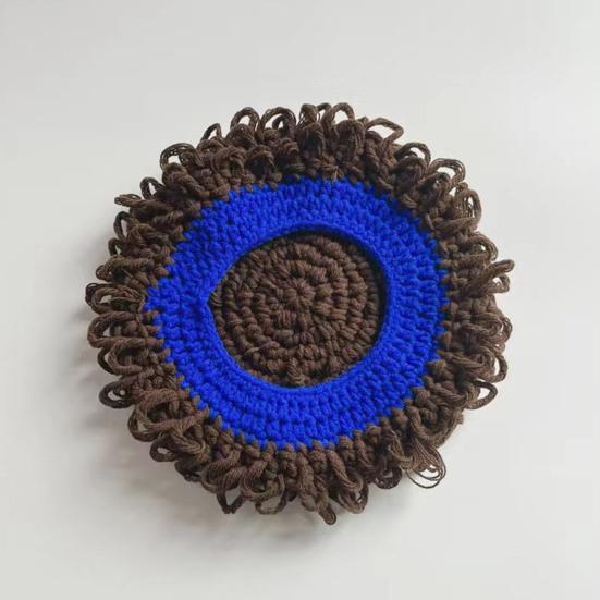 Baby Wig Cap Cute Comfortable Dress Up Knitting Infant Toddler Photo Short Curly Explosion Wig Hat for Daily Wear