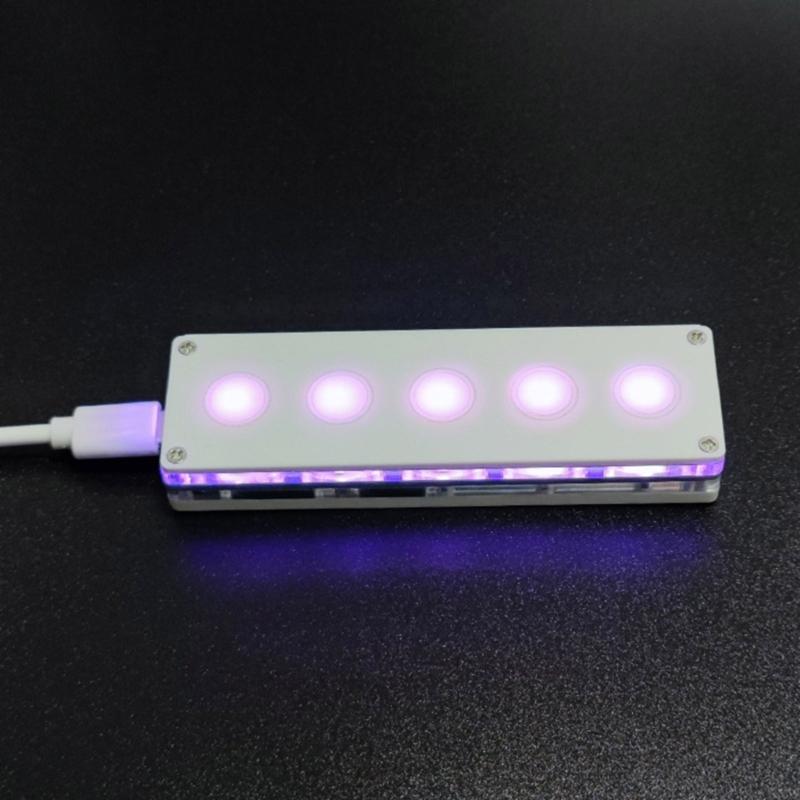 5-Key Mini Keyboard Programmable Macro Keyboard Touchable Multimedia Control Mechanical Keyboard Easy QWASD