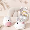 Portable Medicine Box Cute Bear Design Sealed Medicine Box Large Capacity Daily Medicine Storage Essential for Home Travel Organization