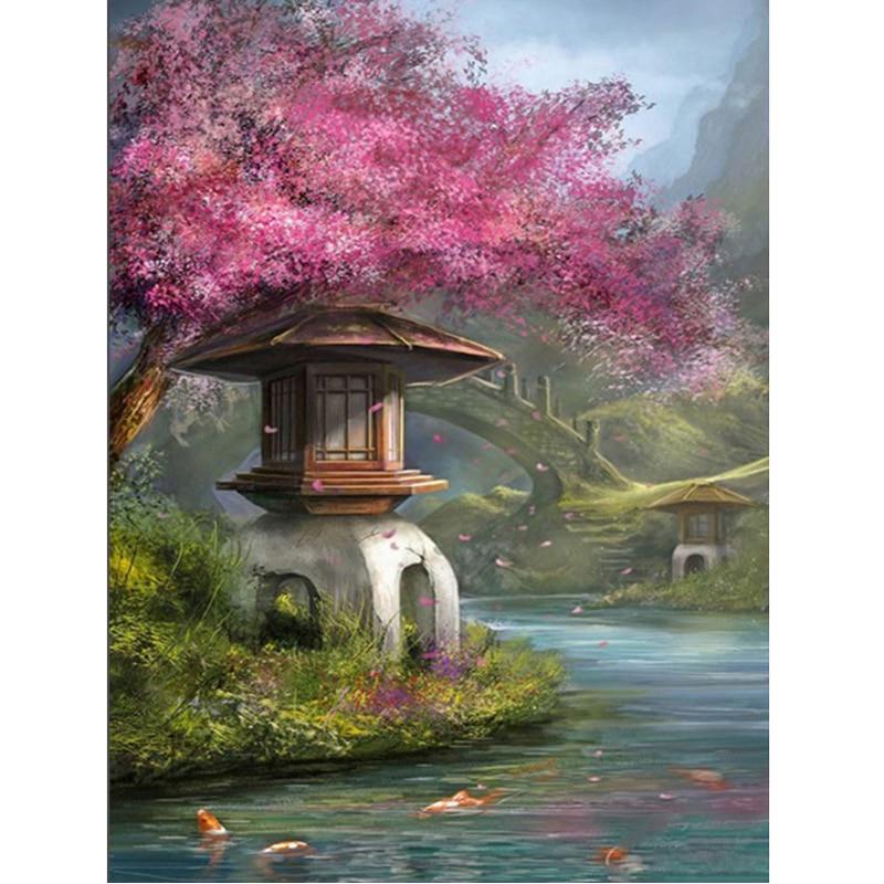 5D DIY Diamond Painting Lovers Diamond Embroidery Natural Animal Cross Stitch Diamond Mosaic Chrysanthemum Home Decoration