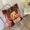 Cartoon Animation M-Monchhichi Pillow Case Fashion Square Pillowcase Bedroom Sofa Room Ins Decoration Leisure Cushion Cover