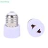 White E27 Plug Bulb Holder Light Fixture Bulb Base Adapter Lamp Socket US /EU