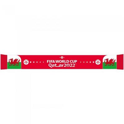 Wales World Cup 2022 Jacquard Knitted Winter Scarf