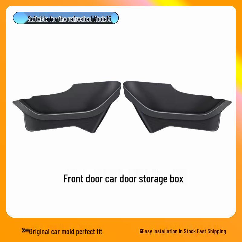 Kompatible Tesla Model 3 Türschlitz TPE Aufbewahrungsbox & Innenraumzubehör