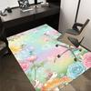 1PC Fairies Flowers Non-Slip Floor Carpet, Office, Family, Bedroom, Studio - Large Area Rug, Vibrant Colors, Longlasting Material-X408