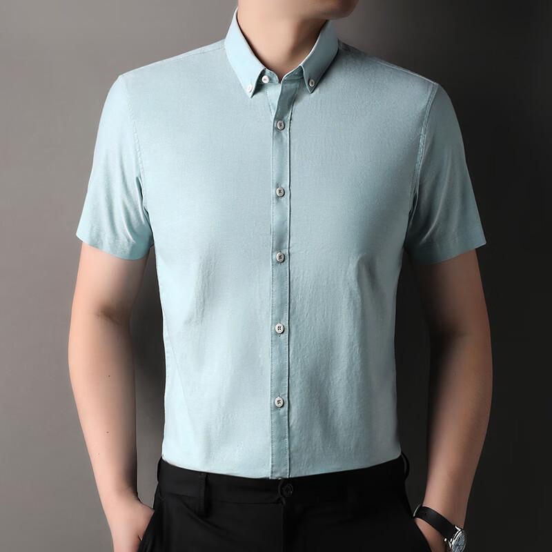 IMAGINEX Men s Cotton Short-Sleeve Casual Shirt IM26C089 XL