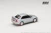 1/64 Mitsubishi Lancer GSR Evolution 6 (T.M.E.) (CP9A) 2000 mit Schmutzfängern, Satelliten-Silber-Metallic