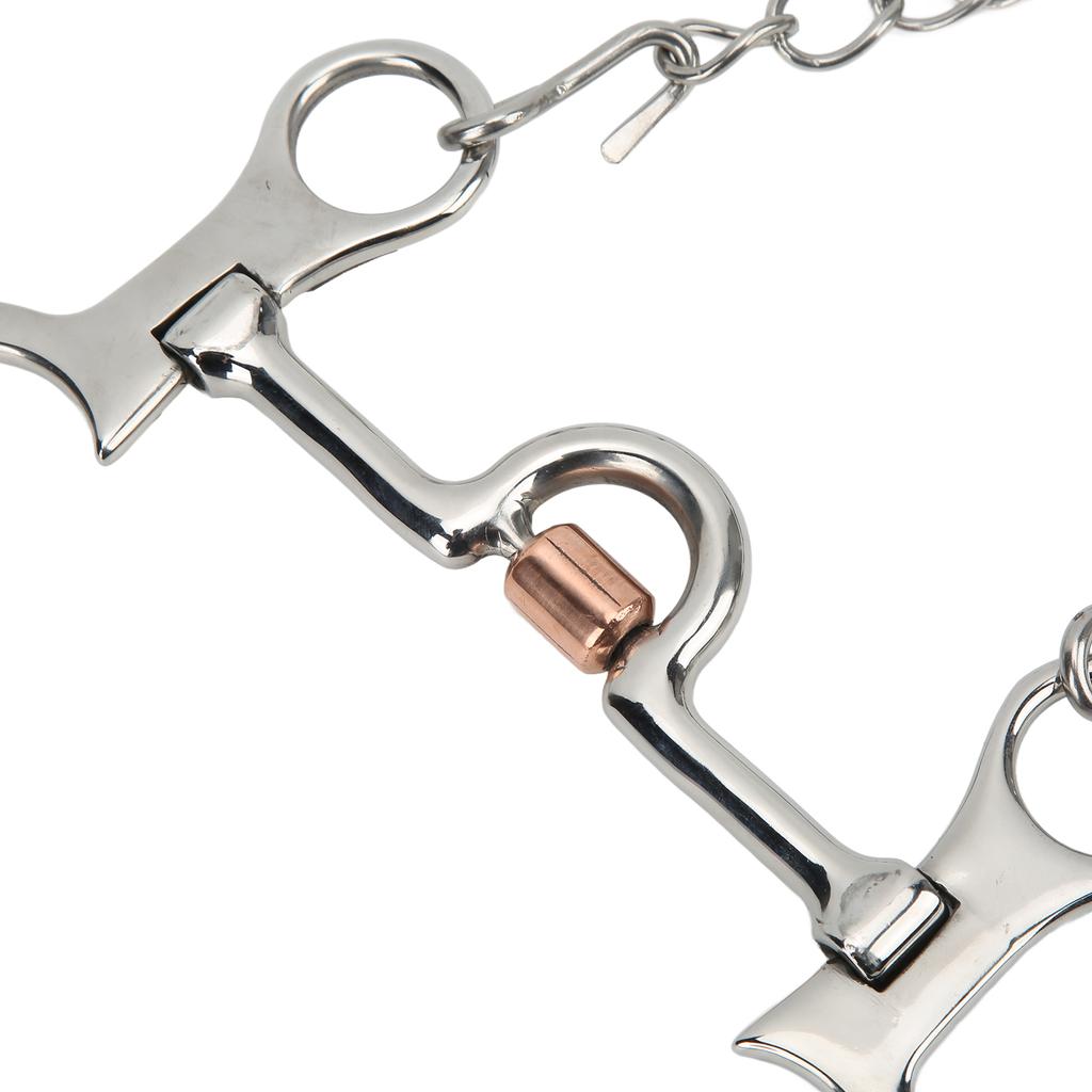 Pelham Bit Strong Fine Workmanship Stainless Steel Horse Bit for Horse Riding Equestrian Performance