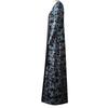 Kvinner Dubai Arabian Floral Print Lang Kjole Muslimsk Kjole Islamsk Lang Kjole