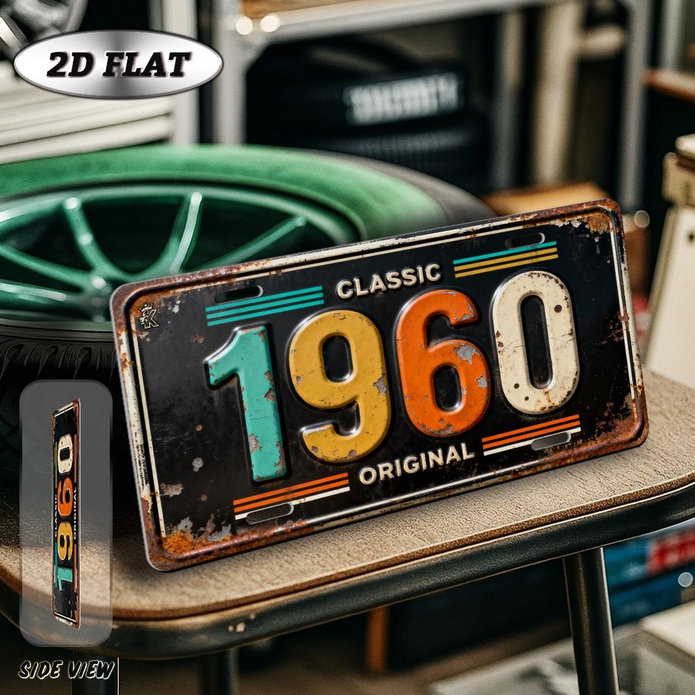 

Classic Original Retro D Flat Aluminum Metal Tin Sign for Vintage Birthday Keepsake Wall Decor Bar Garage Man Cave 15x30cm(5.9x7.8inch)