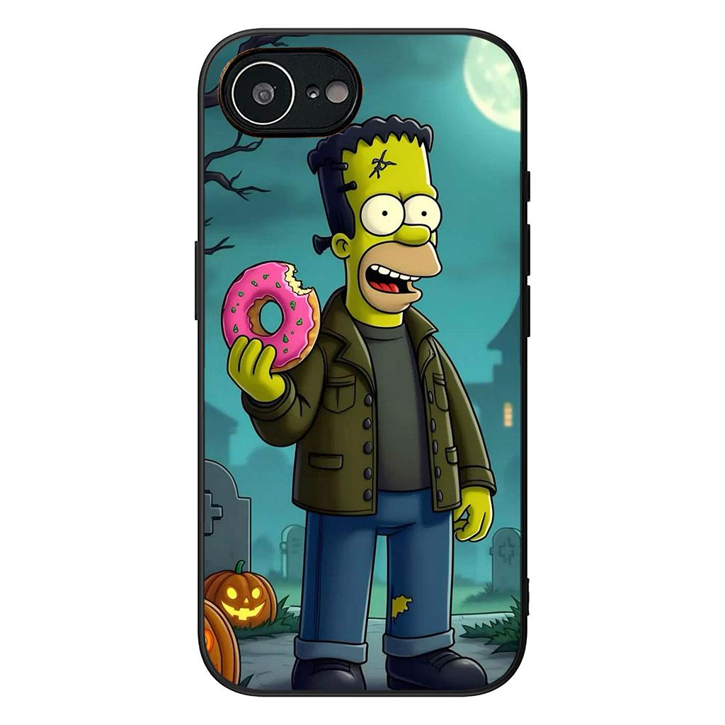 Cartoon S-Simpsons-Funny Barts Phone Cover for Apple iPhone 16 15 14 Plus 13 12 Mini 17 Pro Max + ProMax 16E Air Case