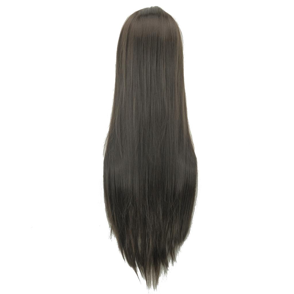 Synthetic Black Wig Cosplay Wigs Straight Long Wig Hinata Hyuga Cosplay Hair Enma Ai Costume Wig