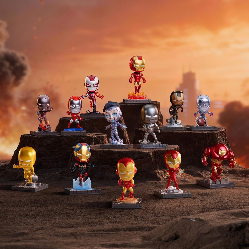 POP MART Marvel Iron Man: A Journey Through Armors Blind Box Figure Toy Collectible 1 Piece