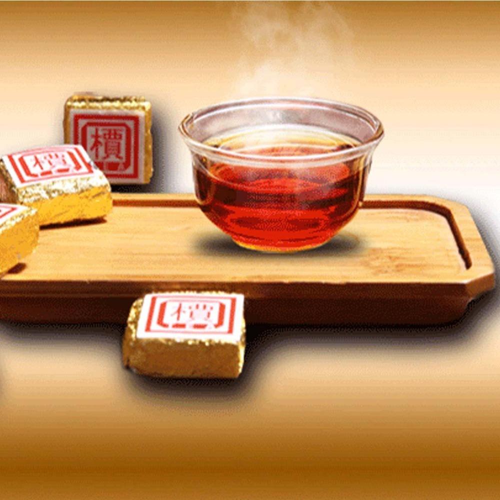 Yunnan Reifer Puerh Tee Ziegel Mini Quadratisch 50g 500g Großhandel Bohai