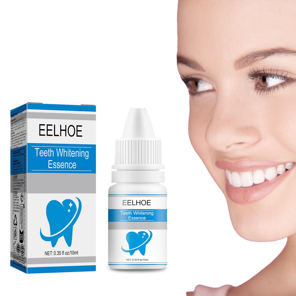 EELHOE Teeth Whitening Serum Caries Remove Teeth Plaque Remover Yellow Tooth Stain Cleaner Teeth Cleansing Dental Repair Serum