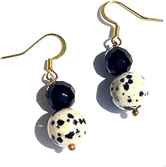 

Натуральний Метал Нержавіюча Сталь 50-ті [comimi] Жіночі Сережки, Онікс, Камінь, Алергія, Сталь, Жіночі, Підвісні, Подарунок, Презент, 40-ві, чорний