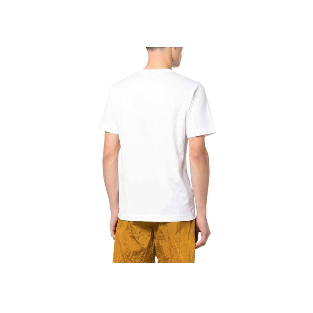STONE ISLAND Compass Patch Logo Short-Sleeve T-Shirt White Men Tops 101524113-A0001