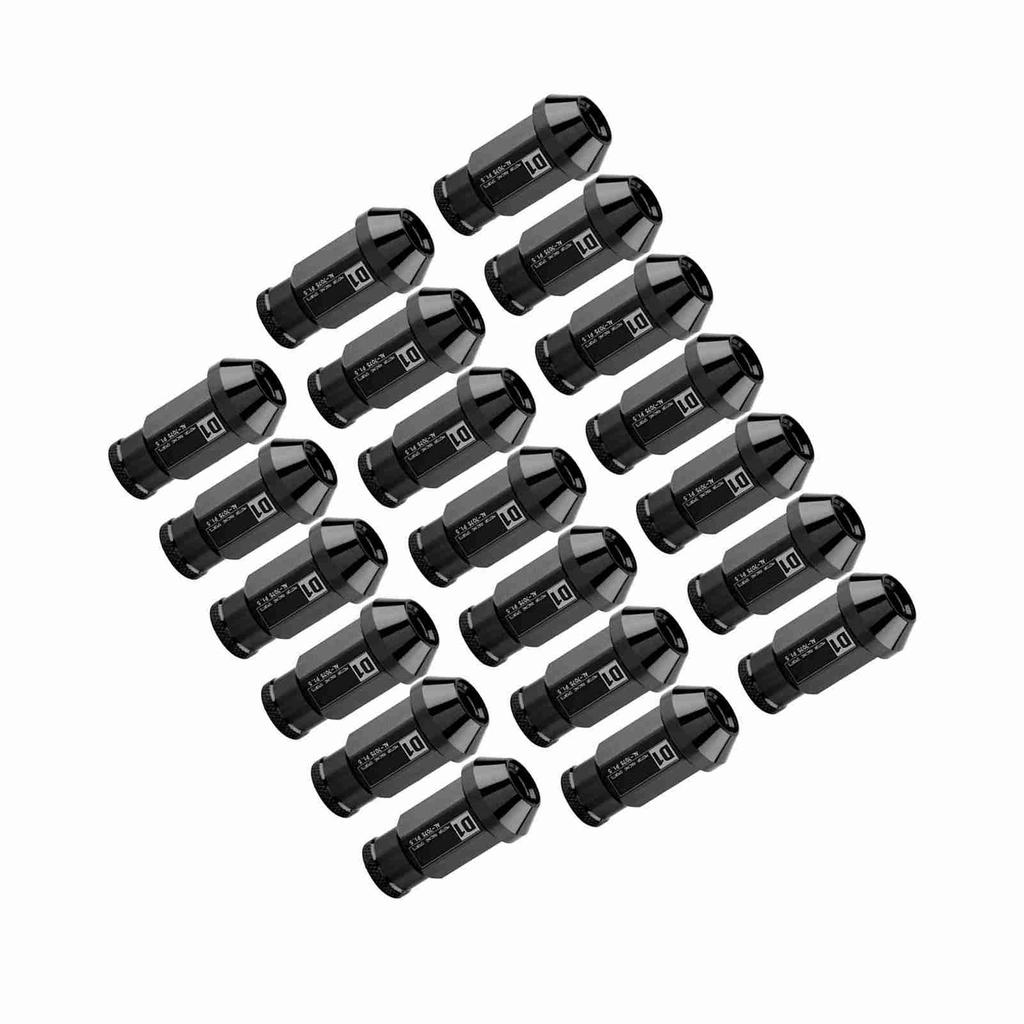 Autoreifenschraube Rennrad Aluminiummutter M12X1.5 (Schwarz)