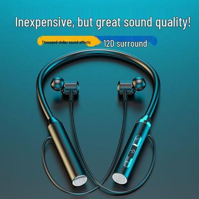 K21 Bluetooth Drahtlose Nackenbügel-Kopfhörer - Sportliche Dual-Ohr-In-Ear mit Langer Standby-Akkulaufzeit