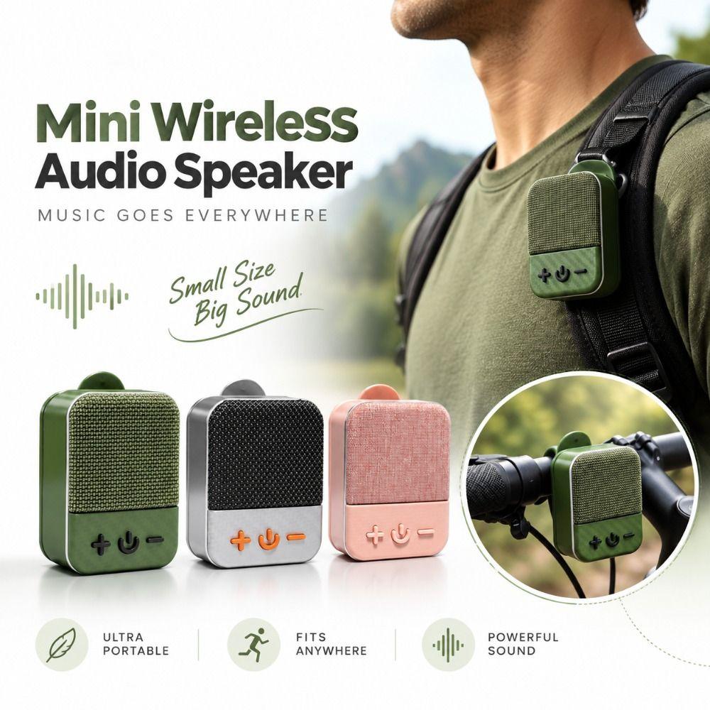 Wireless Mini Wireless Audio Speaker for Sports Running Hiking Outdoor Travel Gym Workout