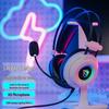 USB Wired Gaming Headset with Mic & RGB Lighting for PC & PUBG Esports