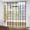 Periodic Table of Elements Colorful Window Curtains In Kids Bedroom Living Room Hall Treatments Kitchen Decoration Drapes Blinds