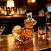 Squirrel Whiskey Decanter, Glass Animal Liquor Bottle with Stopper, Creative Wine Dispenser for Home Bar, Unique Gift for Whiskey Lovers