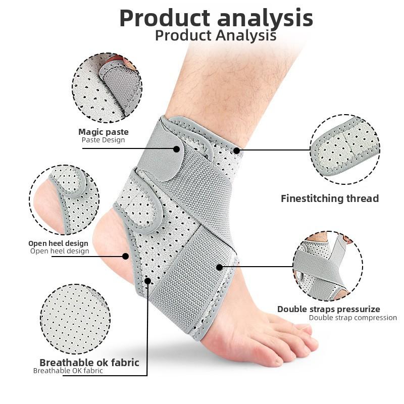 Sports Ankle Brace Wrapped Strap Adjustable Ankle Brace Ankle Joint Fixation Pressurized Elastic Football Brace Ankle Brace