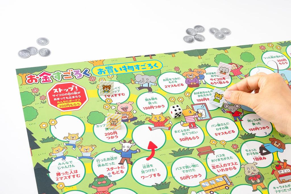 Learn About Money and How Society Works In a Fun Way Through Events and Money Sugoroku Japanese Board Gentosha Quizzes! (a Game)