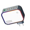 120W Ga N Charger 6 Ports Multi functional Charging Station Hub Portable for Business Travel EU Plug