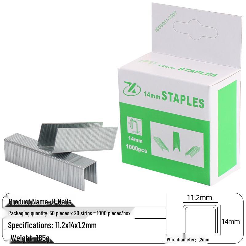 Heavy-Duty 3-in-1 Stapler: Code, Brad, T/U-Shaped Nails for Woodworking and Printing.