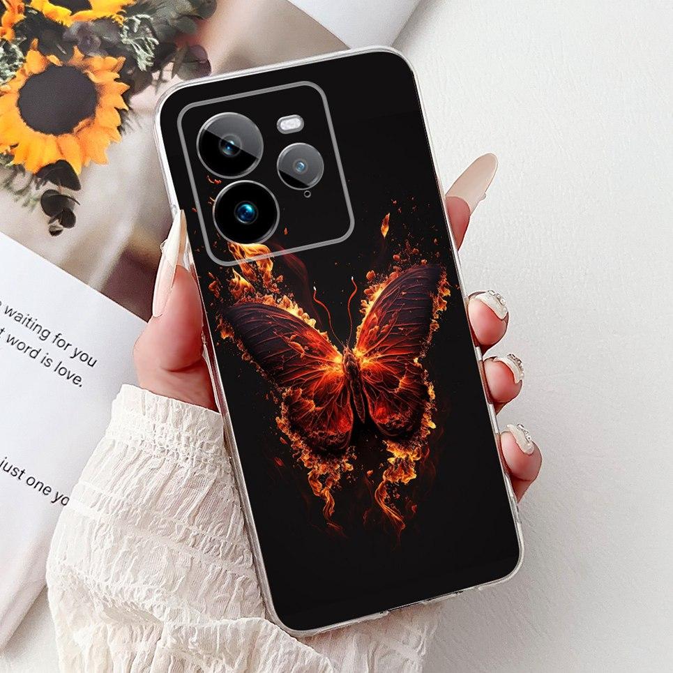 For Realme GT 7 Pro GT7 Pro RMX5010 RMX5011 Back Cover Cool Cartoon Dragon Astronaut Animals Phone Case Soft Silicone Clear Etui