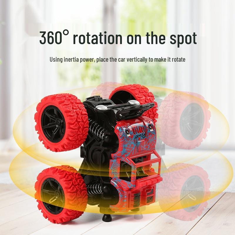 Available: 4WD Inertial Stunt Toy Car - Off-Road Vehicle for Children. Perfect Small Gift for Boys and Kindergarten Play.