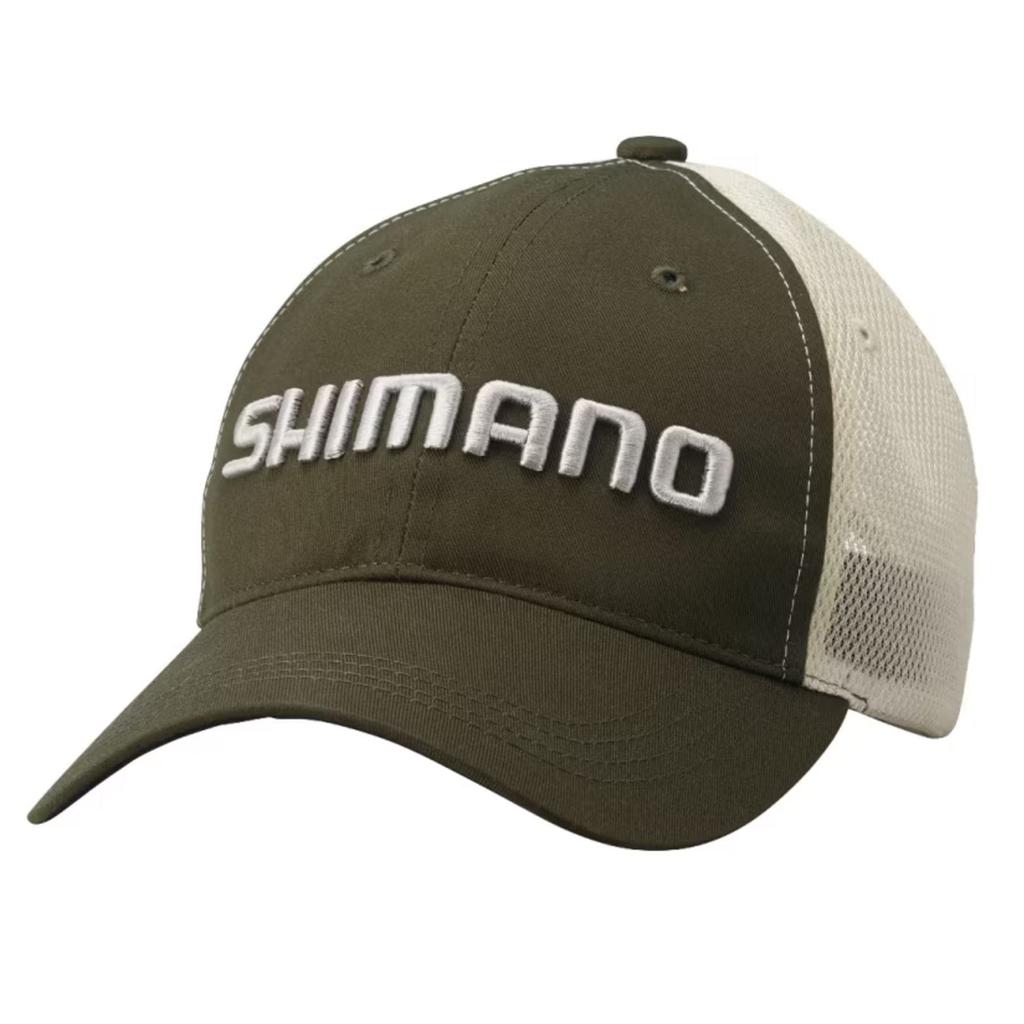 Shimano Twill Mesh Small CA-008V Cap, Khaki,